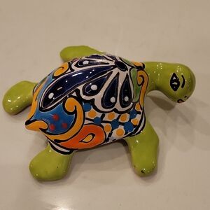 Handpainted Talavera Turtle